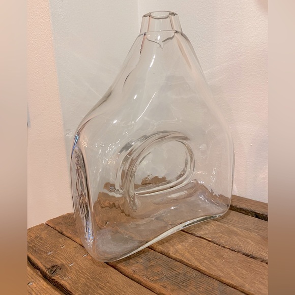 ROSENTHAL modern clear glass vase - Picture 2 of 4